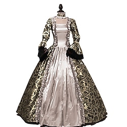 Retro Vintage Rococo Victorian 18th Century Vintage Dress Dress Prom Dress Plus Size Women's Cosplay Costume Masquerade Party Prom Dress Lightinthebox