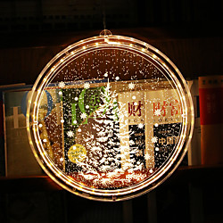 Weihnachtsdekoration Baumglocke Weihnachtsmann 3d transparentes Nachtlicht Weihnachtshochzeit Neujahrsgeschenk 1St