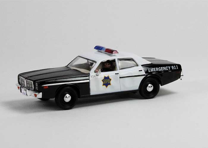 Dodge Monaco Police from James Bond in Black and White (1:43 scale by Ex Mag DY055)
