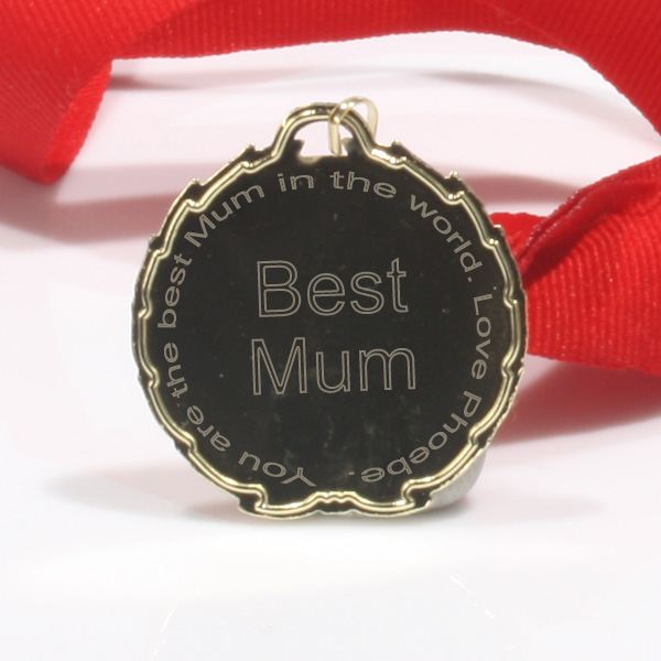 Best Mum Medal Ribbon