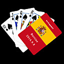 Personalized Red Flag Regalo de la tarjeta de juego del balompié de España Estilo