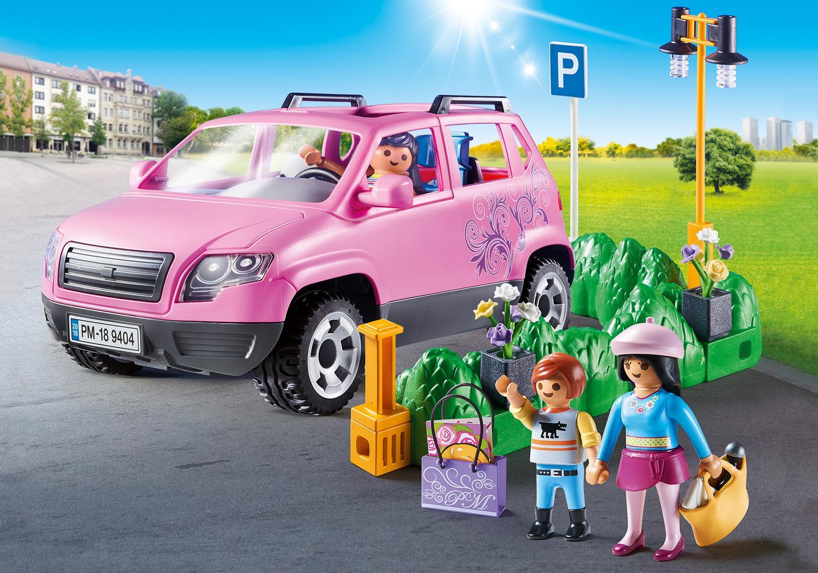 Playmobil City Life Familien-PKW mit Parkbucht - Aktion/Abenteuer - 5 Jahr(e) - Mädchen - Mehrfarben - Menschen - 3 Stück(e) (9404)