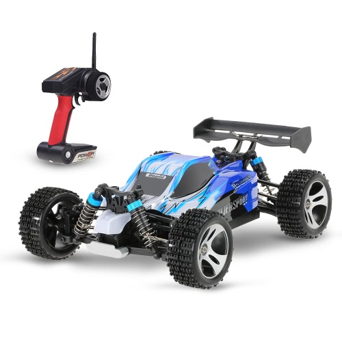 Original Wltoys A959 Upgraded Version 1/18 Scale 2.4G Remote Control 4WD Electric RTR Off-Road Buggy RC Car