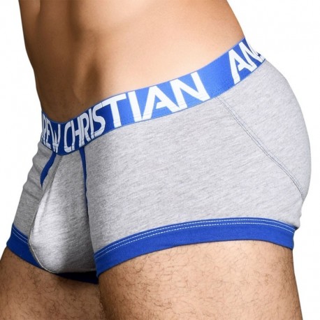 Andrew Christian FlashLift Boxer with Show-It - Heather Grey S
