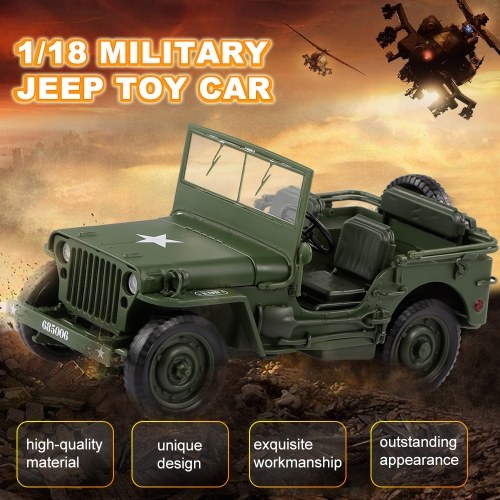 685006 1/18 coche militar de juguete de jeep coche de tácticas militares
