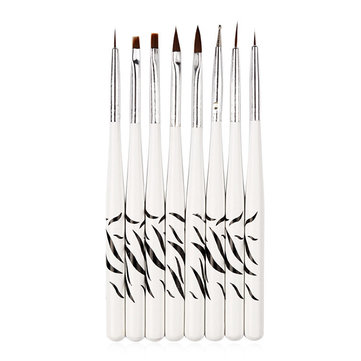 Zebra Pattern Nail Art Brushes