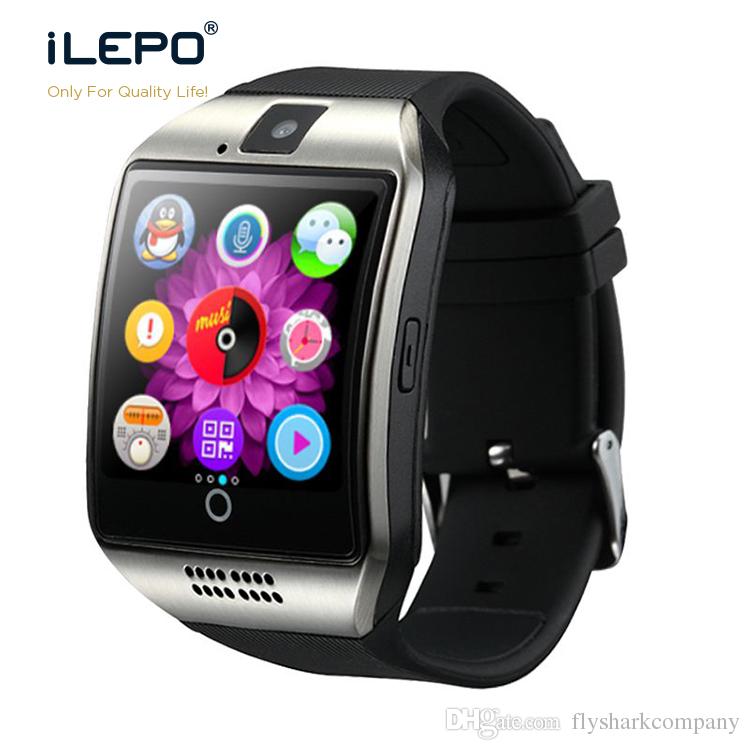 Fashion Android Watch Phone Q18 Smart Watches With SIM Card Slot Bluetooth Camera NFC Function Smartwatch For Apple Goophone Phones Xiaomi