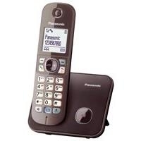 Panasonic KX TG6811 - Schnurlostelefon mit Rufnummernanzeige - DECT - Mokkabraun (KX-TG6811GA)