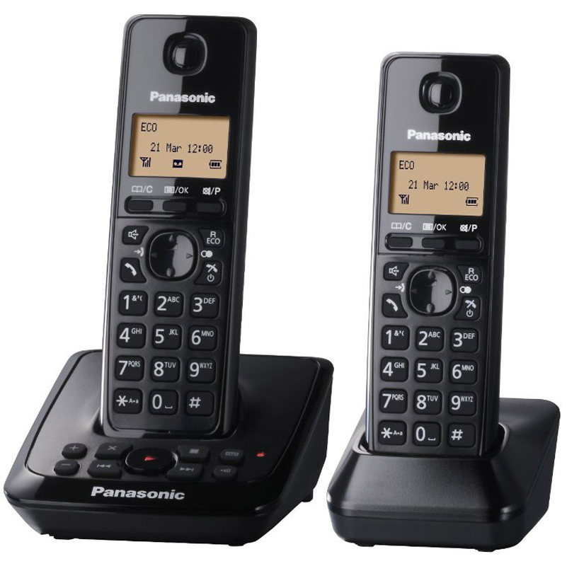 Panasonic Digital Cordless Telephone with Answer System - Twin