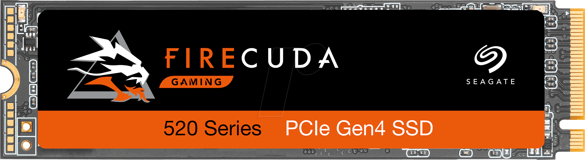 Seagate FireCuda 520 ZP500GM3A002 - SSD - verschlüsselt - 500 GB - intern - M.2 2280 - PCI Express 4.0 x4 (NVMe) - TCG Pyrite Encryption