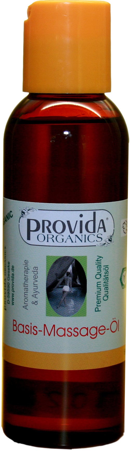 Provida Organics Base Massage Oil, certified organic