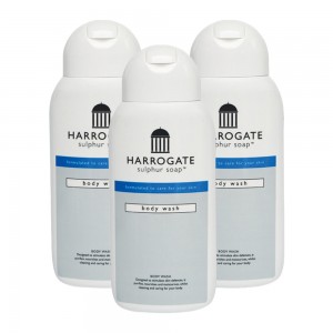 Harrogate Sulphur Body Wash - Infused With Vitamin E - 3 Packs