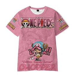 One Piece Cosplay T-shirt Cartoon Manga Print Graphic T-shirt For Men's Women's Unisex Adults' 3D Print 100% Polyester Party Festival Lightinthebox