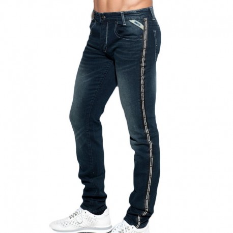 ES Collection Dystopia Tape Jeans - Navy 34