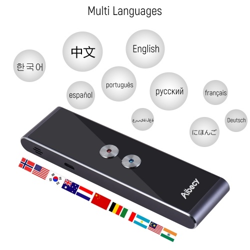 Aibecy T8S Real-time 40 Languages 2-way Translator Speech/Photo/Text Translation Device