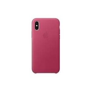 Apple - Hintere Abdeckung für Mobiltelefon - Leder - Fuchsia Pink - für iPhone X (MQTJ2ZM/A)