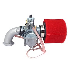 Red Mikuni PZ26 Carb Manifold Oil Seal Air Filter For Lifan 125cc Dirt Pit Bike ATV VM2226mm Lightinthebox