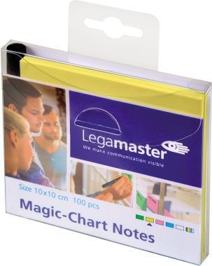 Legamaster Flipchartnotizen Magic Chart 7-159505 gelb 100 St./Pack. (7-159505)