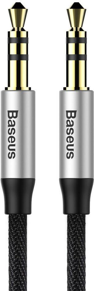 Baseus CAM30BS1 Audio-Kabel 1 m 3.5mm Schwarz - Silber (CAM30-BS1)
