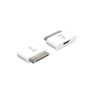 Delock Adapter IPhone / IPad 30 Pin Stecker USB micro-B Buchse (65357)