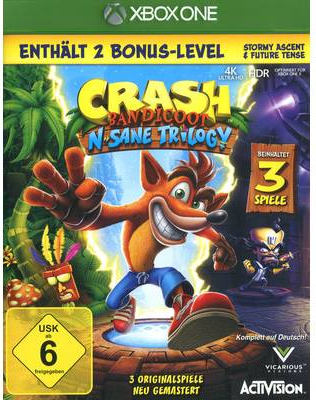 Activision Crash Bandicoot N. Sane Trilogy Remastered Xbox One Videospiel (88196GM)
