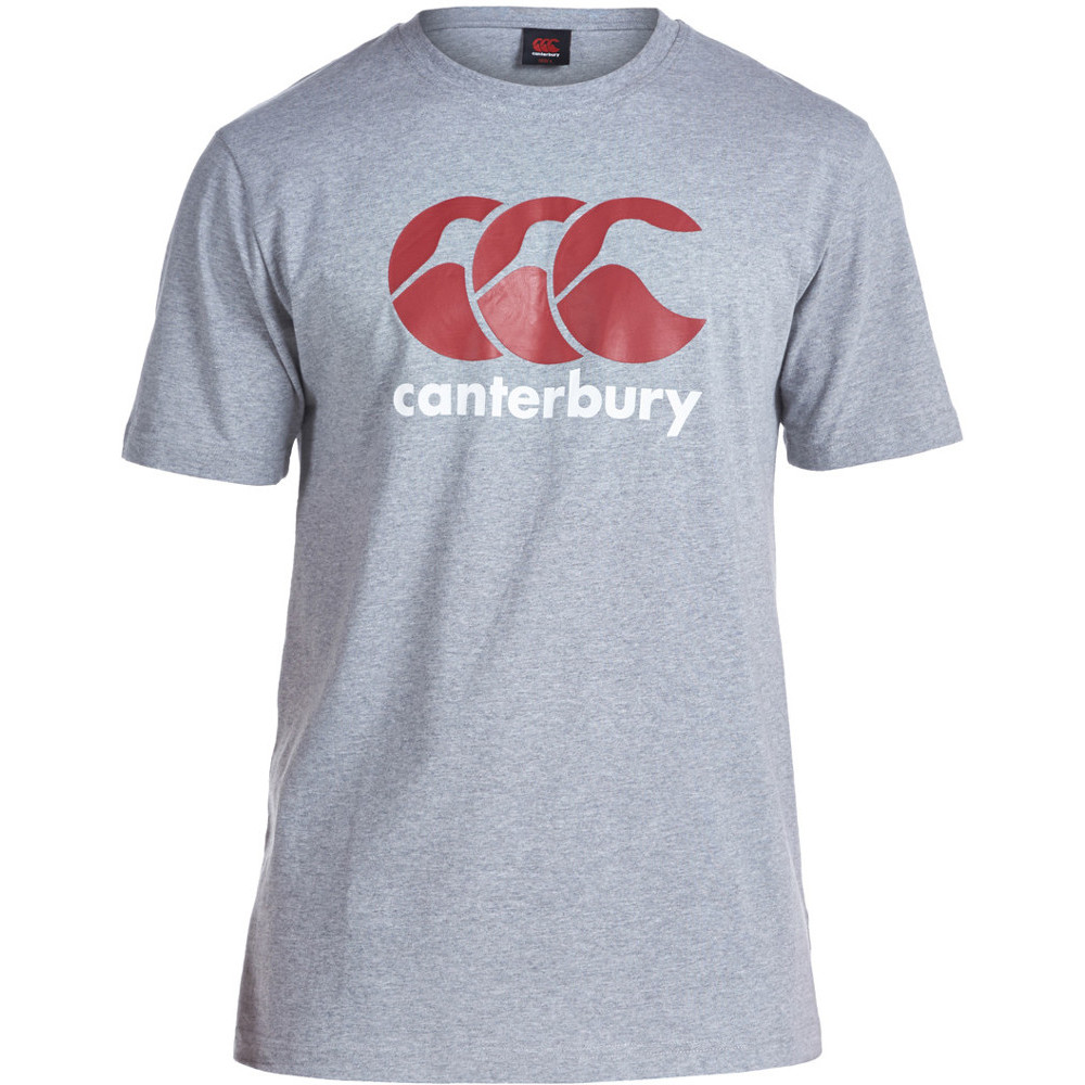 Canterbury Mens CCC Logo Polycotton Casual Crew Neck T Shirt L - Chest 41-43' (104-109cm)