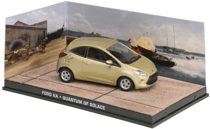 Ford Ka from James Bond in Gold (1:43 scale by Ex Mag DY060)