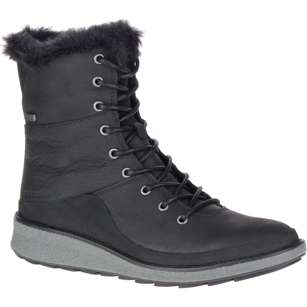 Merrell Womens/Ladies Tremblant Ezra Lace Polar Leather Snow Boots UK Size 8 (EU 42, US 10.5)