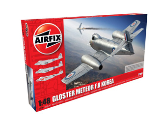 Gloster Meteor F.8 Korea Plastic Model Airplane Kit