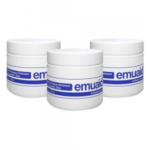 Emuaid Pomada - Para suavizar y calmar la piel inflamada e irritada - Aplicacion 59 mil - 3 Pack
