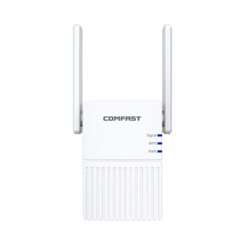 COMFAST CF-N300 300M Wireless Repeater WiFi-Signalverstärker-Signalverstärker mit 2 Antennen-Signalanzeigelampen EU-Stecker