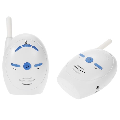 Infantil de 2,4 GHz inalámbrico bebé monitor de audio Soporte de 2 vías de control de audio de voz llanto de alarma para la seguridad de la seguridad del bebé