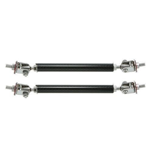 2pcs Adjustable Universal Aluminum Front Bumper Lip Splitter Strut Rod Support Bars