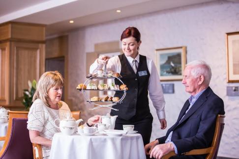 Afternoon Tea at the Ballygally Castle Hotel