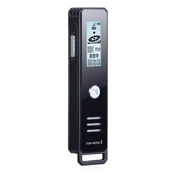 Digital Voice Recorder Shmci T40 Professional PCM1536Kbps Activate Audio Mini Dictaphone APE FLAC MP3 Player 50M Noise Reduction