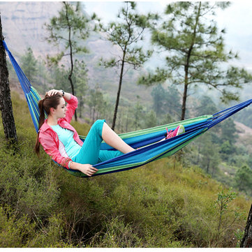 Portable Outdoor Hammock Load 120Kg  Home Garden Sports Swing Travel Camping Picnic Canvas Hang Bed