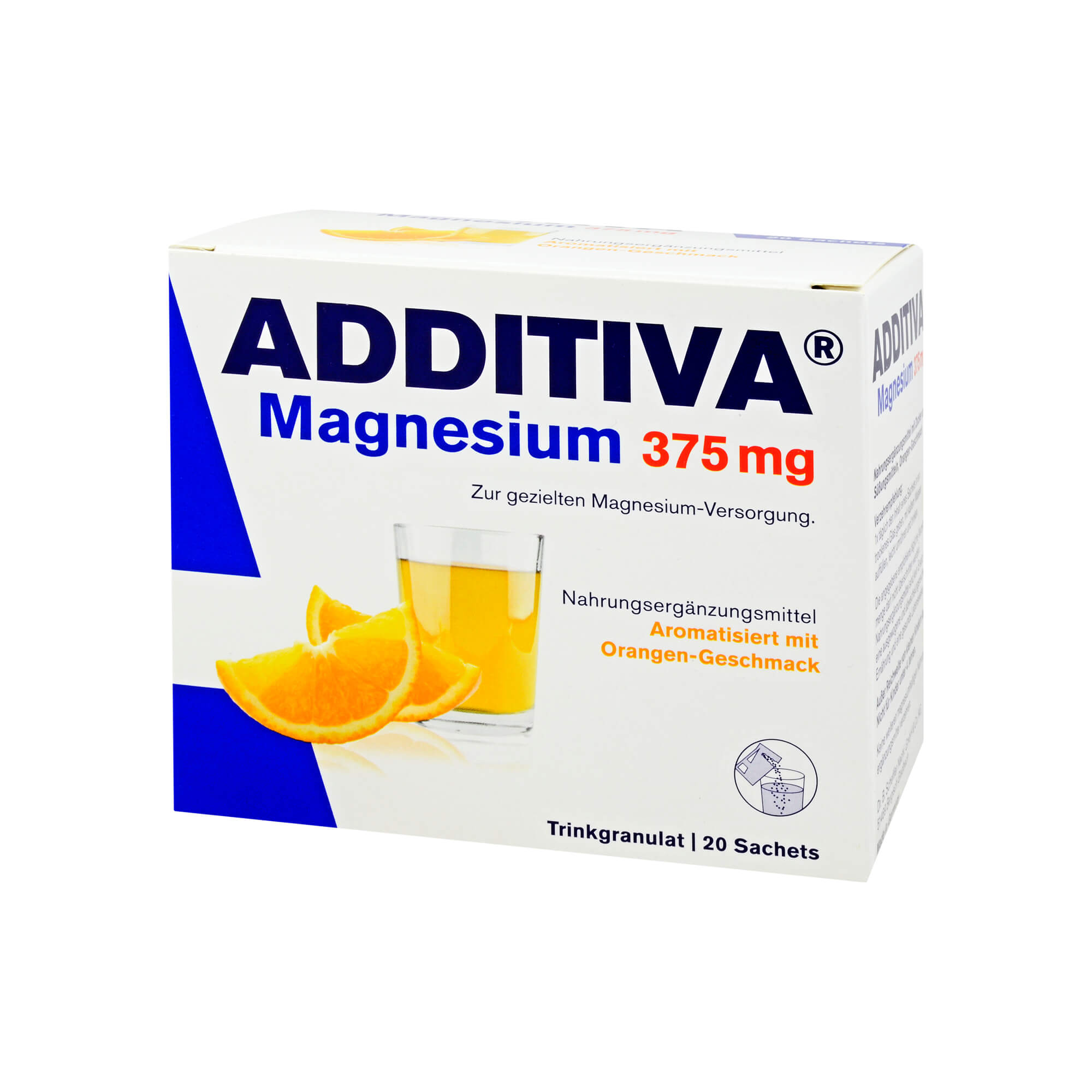 Additiva Magnesium 375 mg Granulat Orange