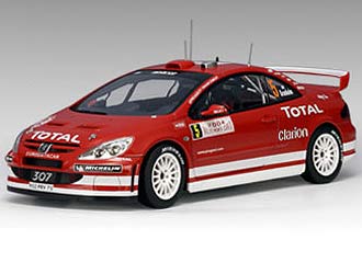 Peugeot 307 (Marcus Gronholm - Monte Carlo Rally 2004) Diecast Model Car