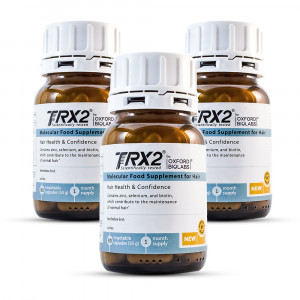 TRX2 Complement Alimentaire Cheveux - Previent Perte Cheveux - Pour Hommes & Femmes - 3x90 gelules
