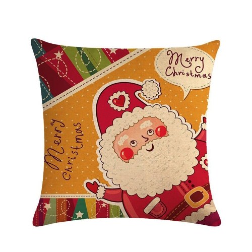 1Pc Santa Claus Christmas Decorations funda de almohada