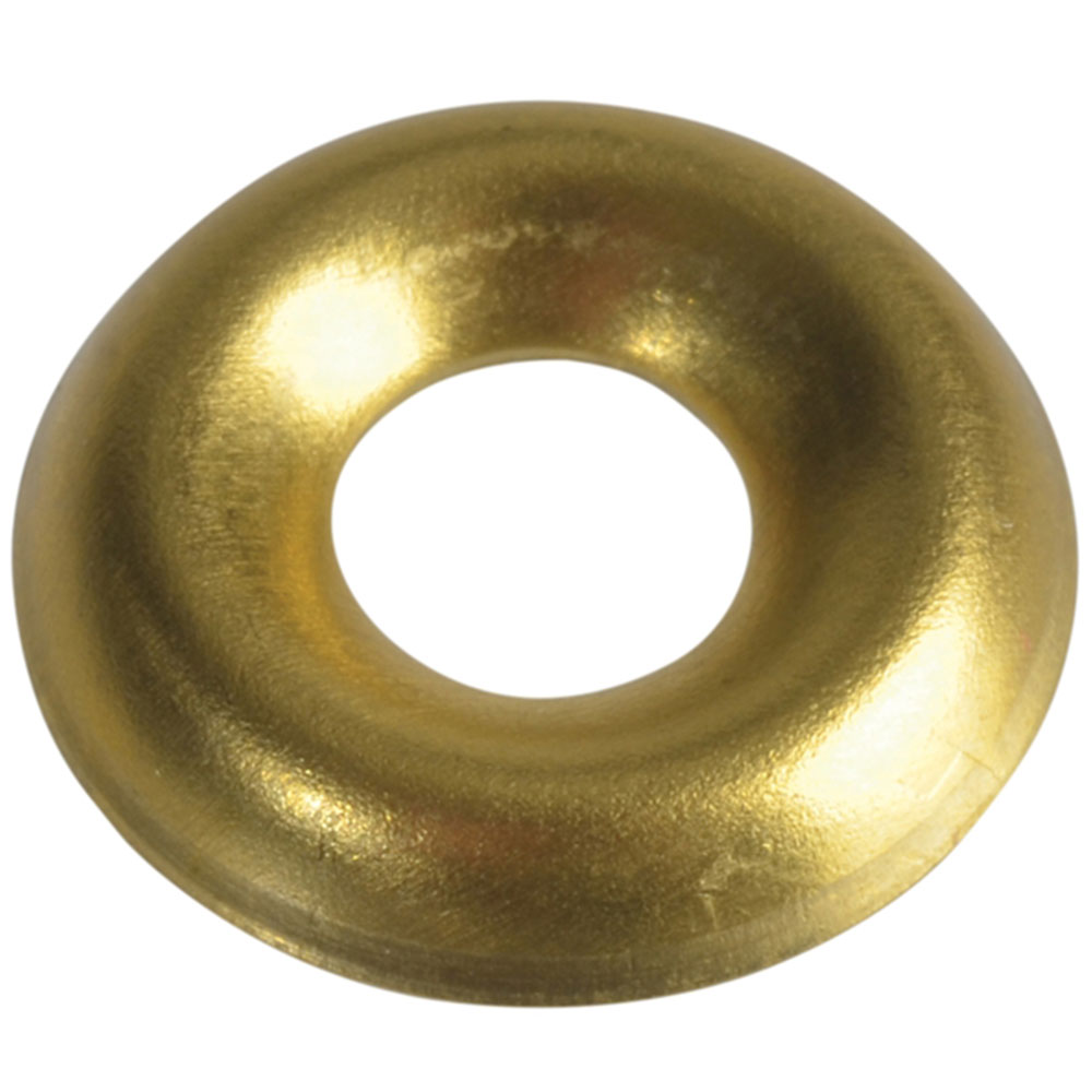 Screw Cup Washers - Brass No.8 (Pack 20)