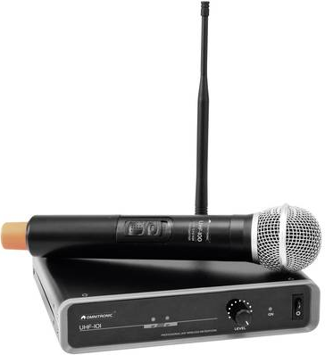 Omnitronic UHF-101 864.8MHz Funkmikrofon-Set Übertragungsart:Funk Schalter (13063261)