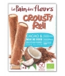Crousty roll cacao et noix de coco Le Pain Des Fleurs