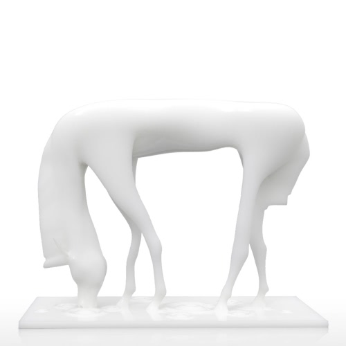 Drinking Water Horse 3D Printed Sculpture Home Decoration Minimalist Model