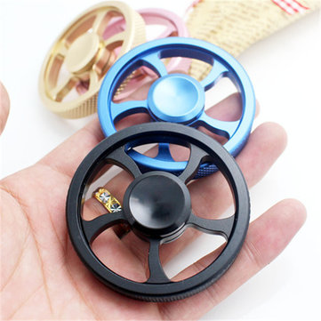 EDC Colorful Circular Pattern Fidget Hand Spinner Spiral Round Finger Gyro Reduce Stress Toys