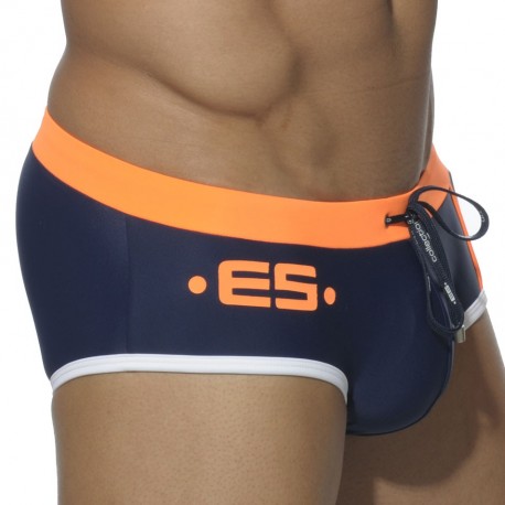 ES Collection Europe Swim Brief - Navy - Orange S