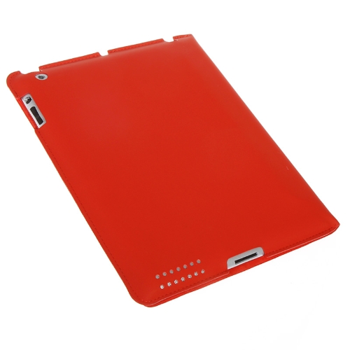Dünne magnetische Smart Cover Etui faltbarer Ständer für Apple iPad 2/3/4 Rot