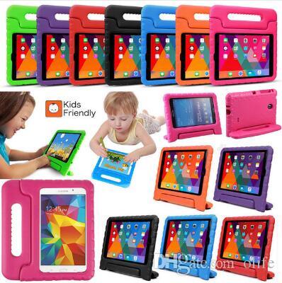 New Kids Drop Resistance Shockproof EVA Case Protection Handle Cover With Stand For ipad 5 6 Air mini 2 3 4 pro 9.7 DHL
