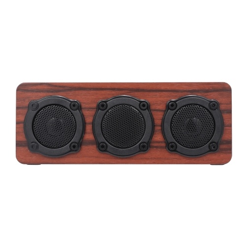 Portable Wooden Wireless Bluetooth 4.2 Speaker
