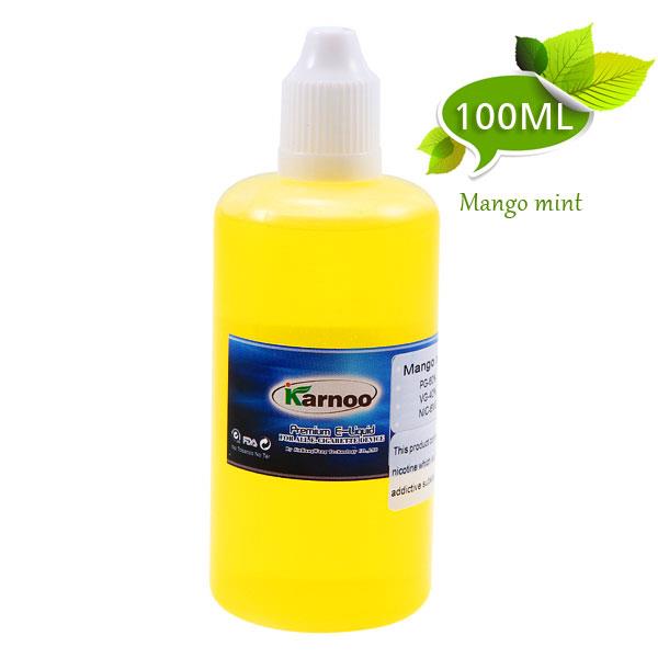 Karnoo 100ml E-liquid E-juice 0mg Nic - Flavor of Mango Mint